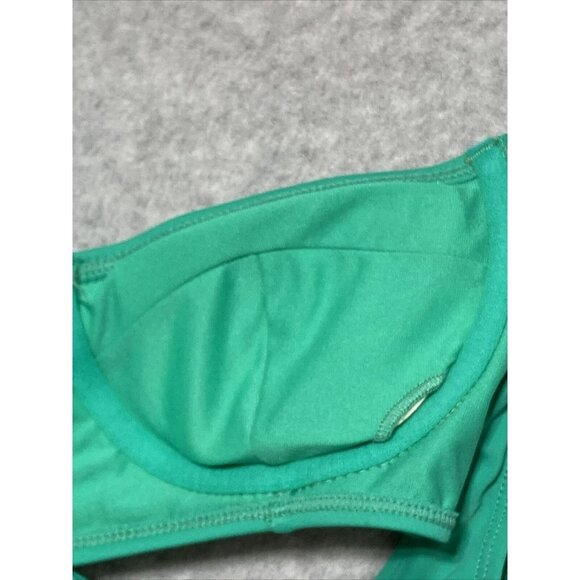 Xhilaration Green Wireless Bikini Swim Swimsuit Top Youth Size L 8-10 - Picture 5 of 12